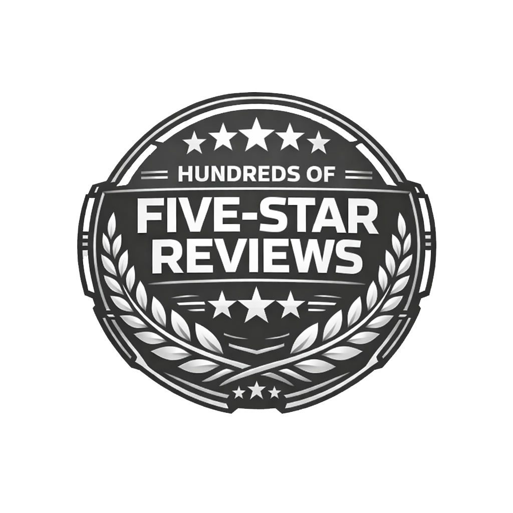 Hundreds of 5-Star Reviews
